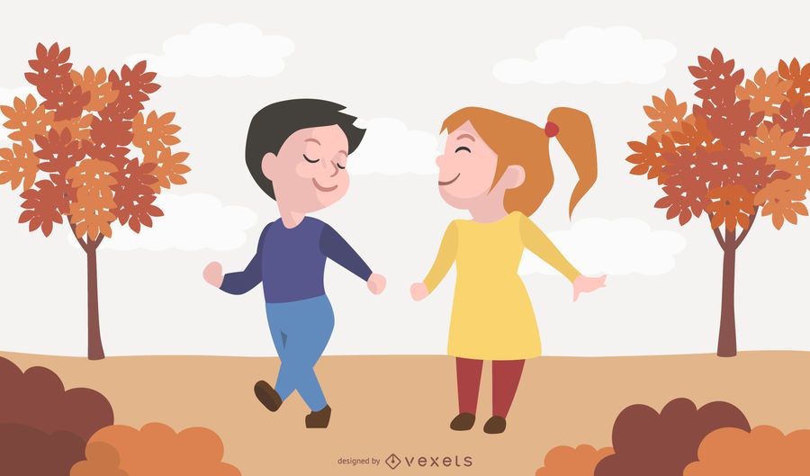 Autumn Child Vector Design Autumn Child Vector Design