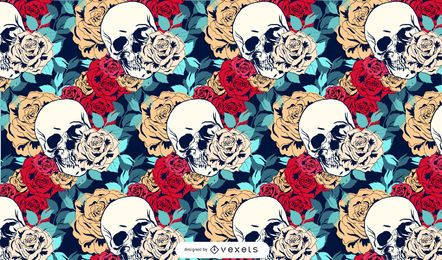 Trend Skull Theme Vector Vector Download