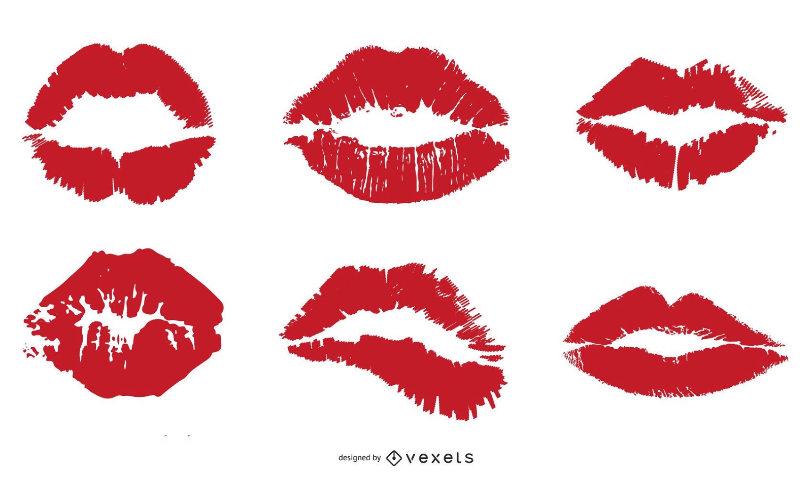 Vector Lip Prints
