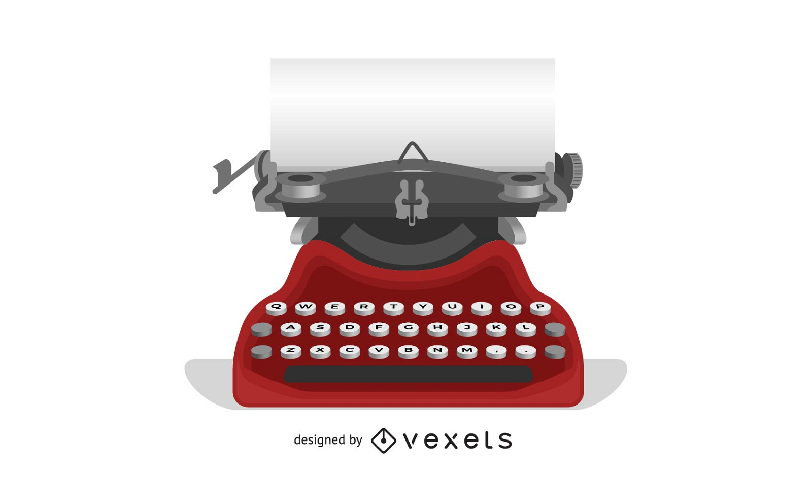 Máquina de escribir vectorial