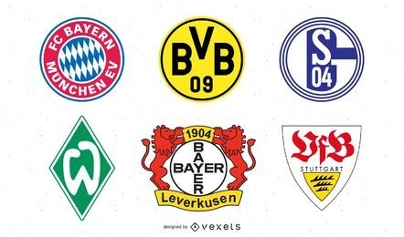 Pacote de logotipo da seleção alemã de futebol