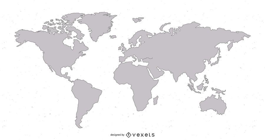 World map illustration template World map illustration template