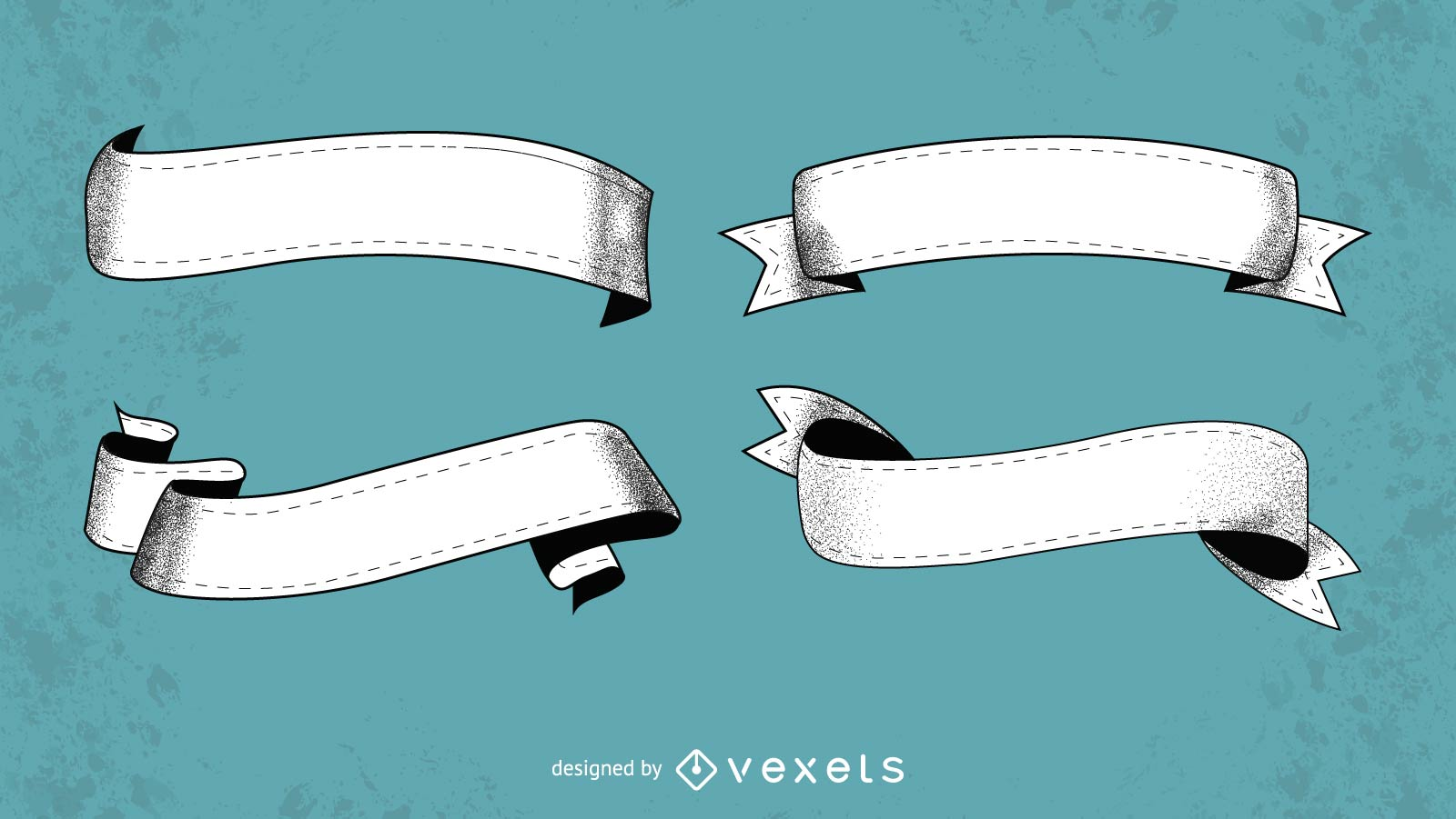 Vintage Ribbons Vector Download