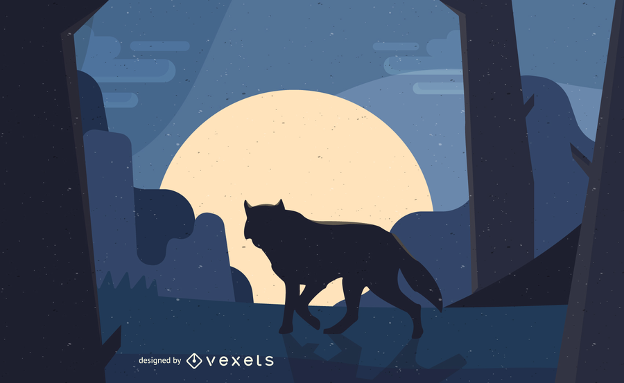 Wolf Vector Material Wolf Vector Material