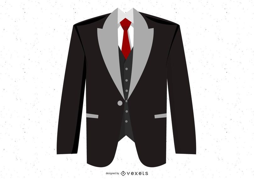 Black Suit Vector Black Suit Vector