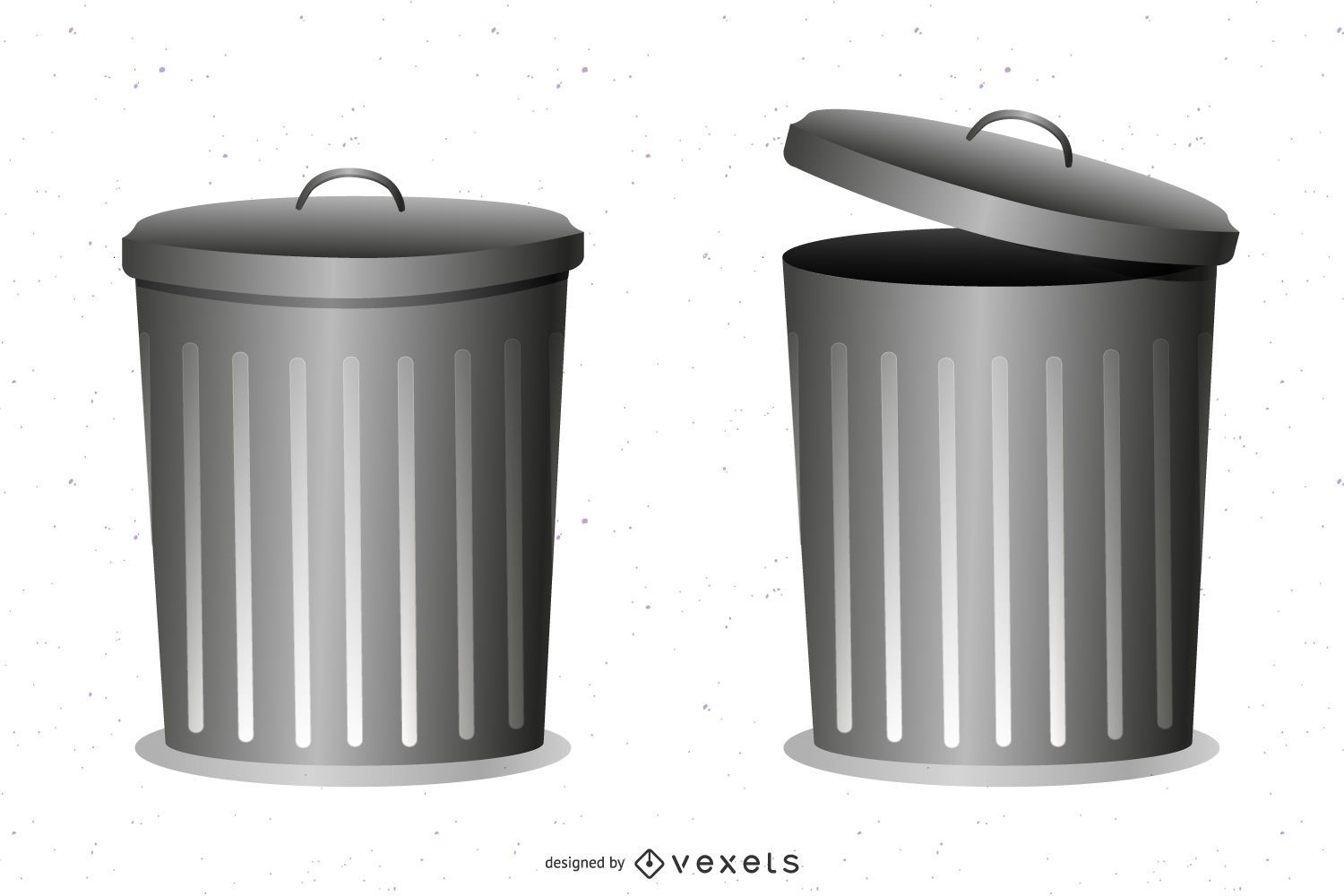 Free Vector Trash Can