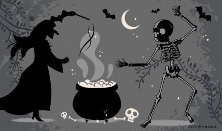 Vector fino de Halloween