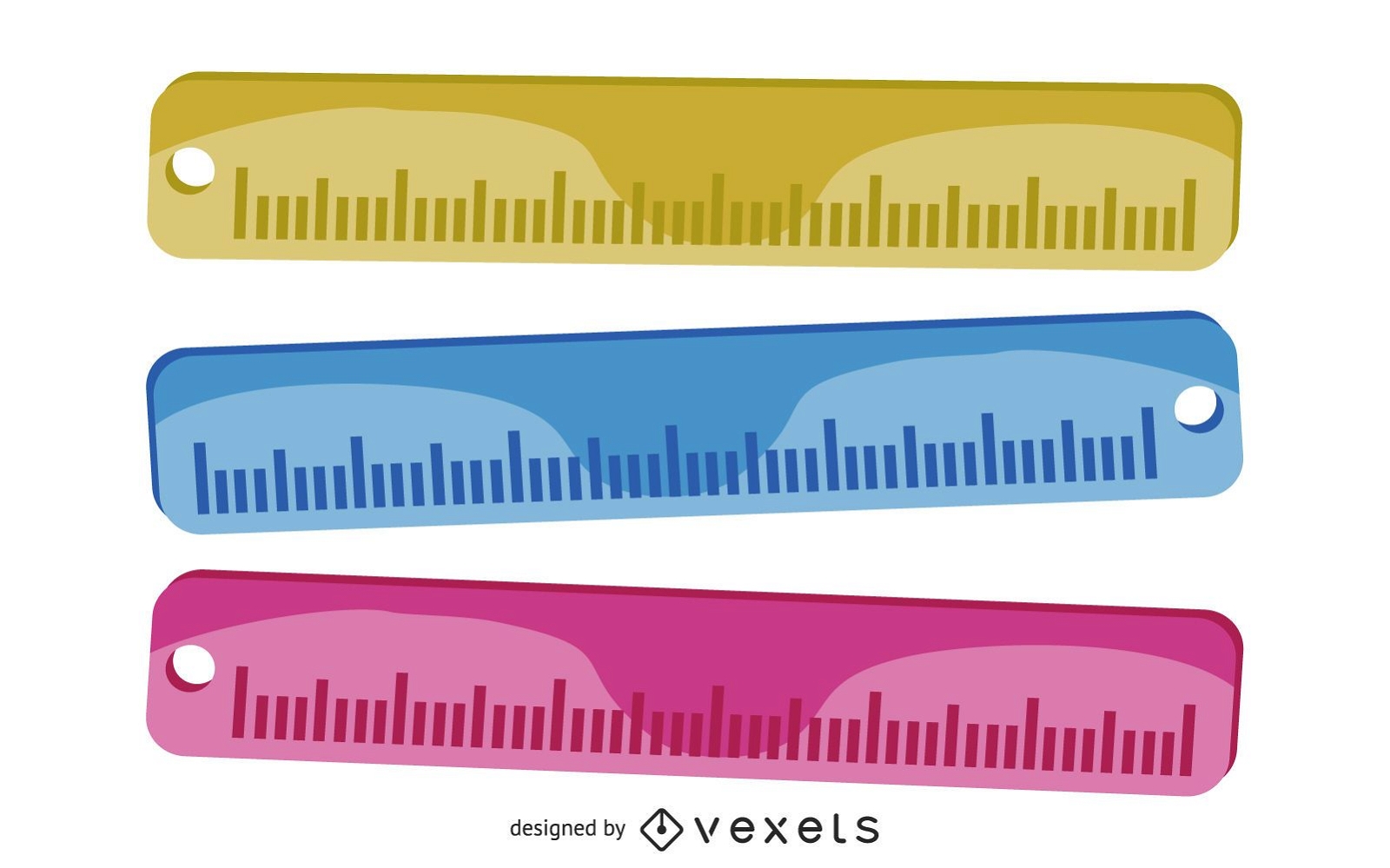 Color Of The Ruler Vector
