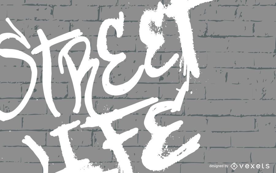 Street Life Graffiti Illustration Street Life Graffiti Illustration