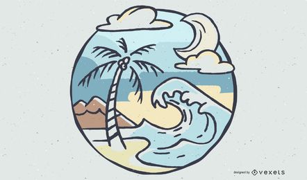 Summer Style Handdrawn Style Vector Series 3 Summer Style Handdrawn Style Vector Series 3