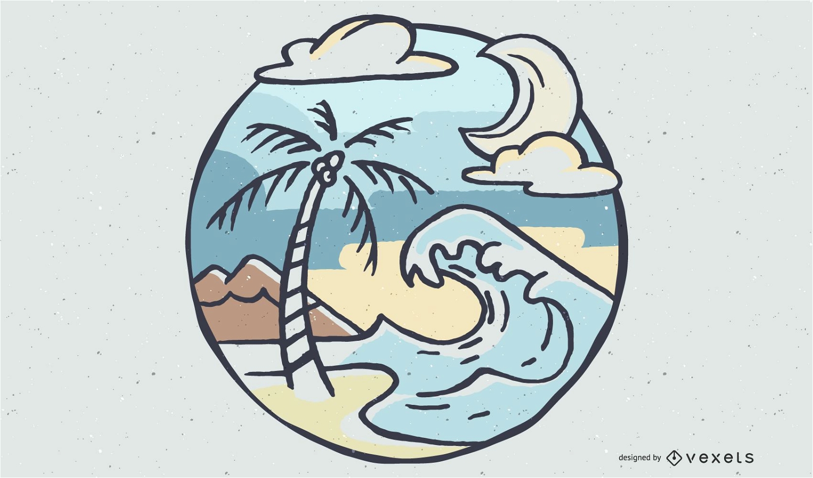 Summer Style Handdrawn Style Vector Series 3