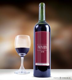 Vetor De Rótulo De Vinho Elegante Vetor De Rótulo De Vinho Elegante