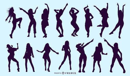 Gráficos de danza coloridos