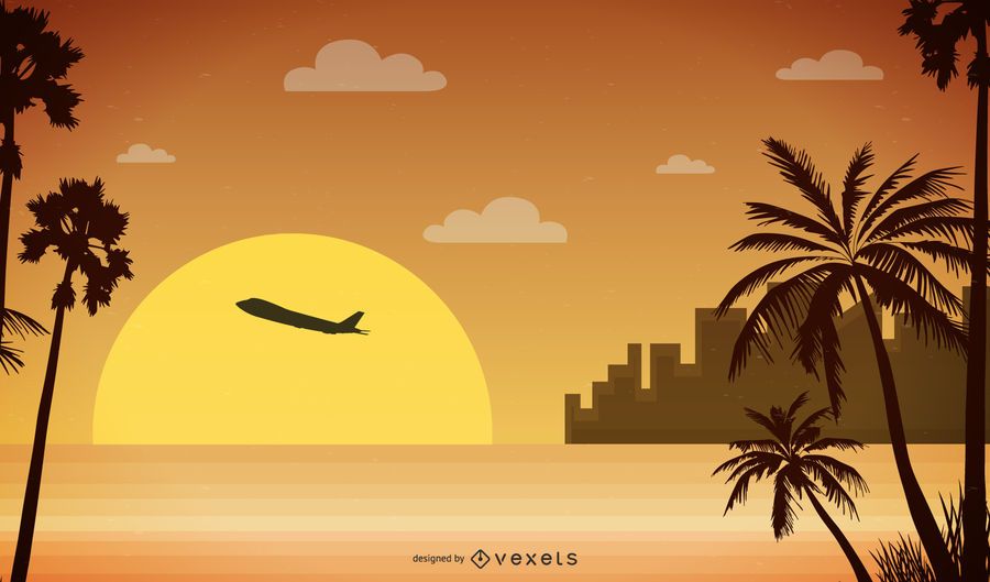 Pôr do sol paisagem fundo Design Pôr do sol paisagem fundo Design