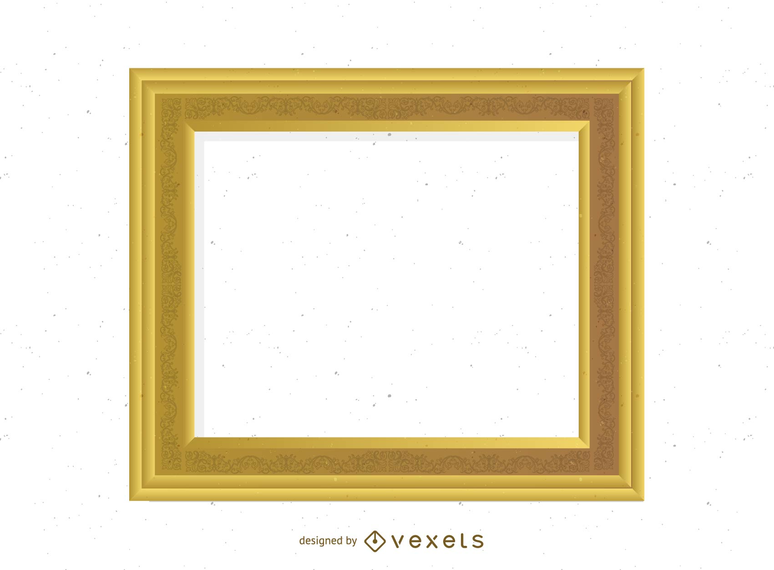 Antique Gold Frame 03 Vector Antique Gold Frame 03 Vector