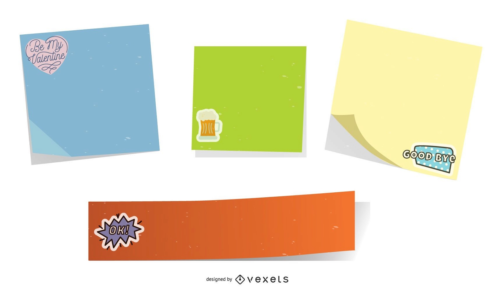 Vector Blank Stickers