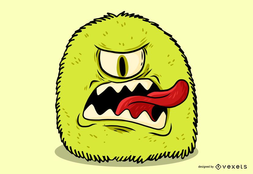 Green Monster Graffiti Vector Green Monster Graffiti Vector