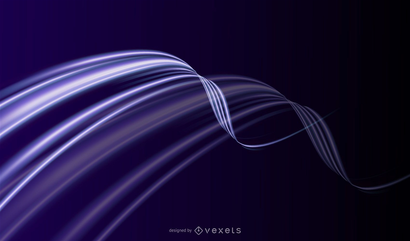 Bright Dynamic Flow Line 03 Vector