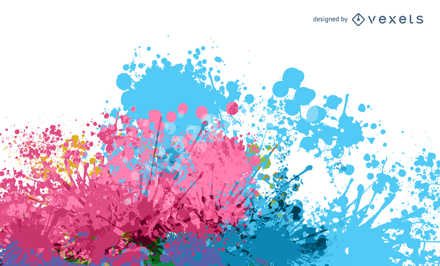 Pintura colorida Splat Vector Pintura colorida Splat Vector