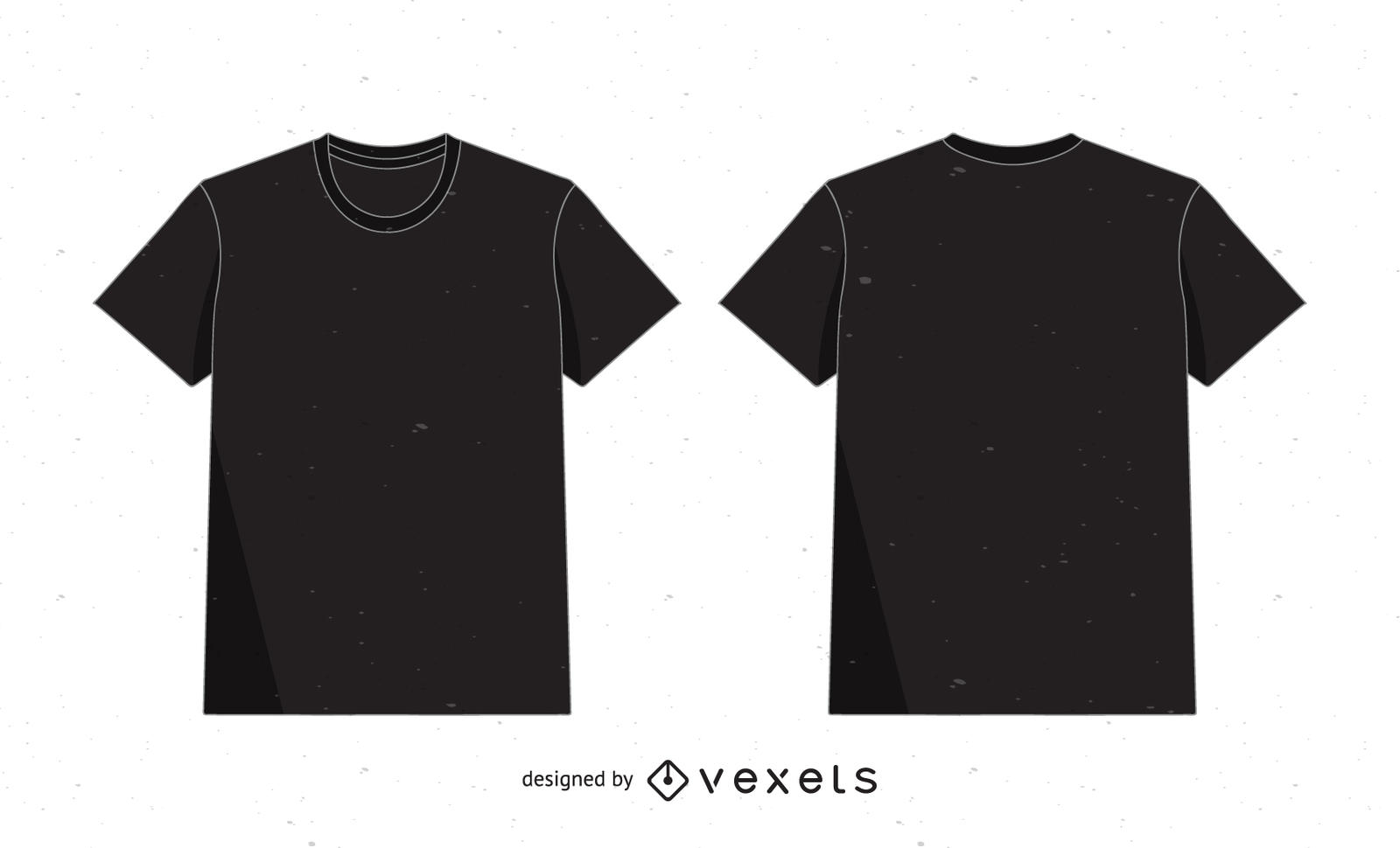 t mockup shirt vector in mockup download T over  white  Vector template shirt black