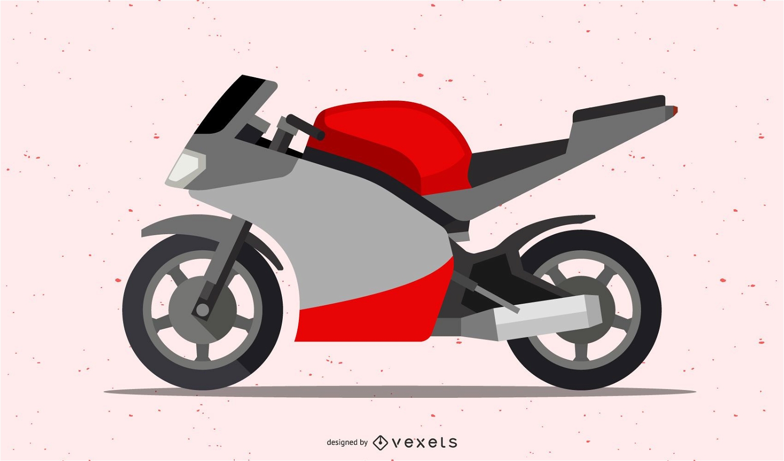 Vetor de motocicleta Ducati Diavel