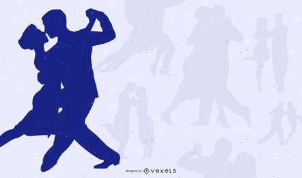 Póster Sombras de tango