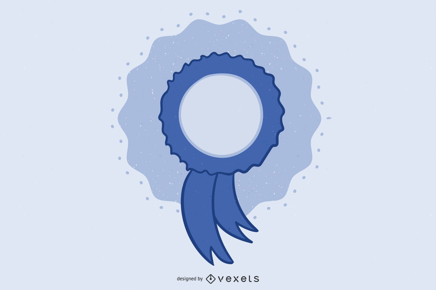 Blue Ribbon Vector