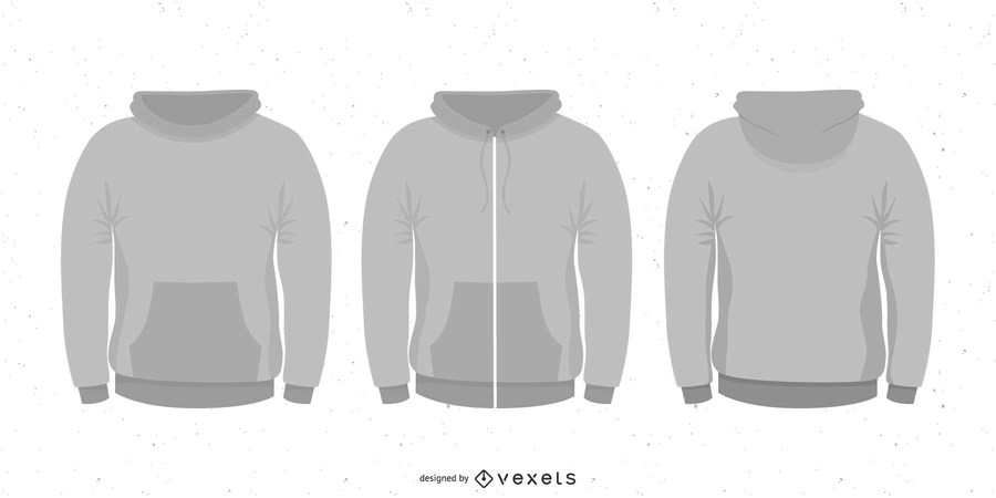 Vector Hoodie blank set Vector Hoodie blank set