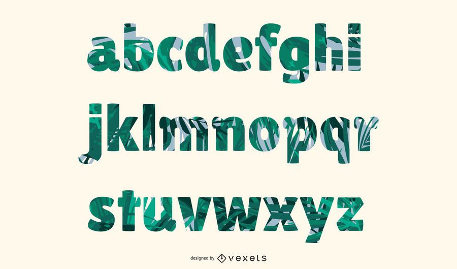 Tropical Letters Pack Tropical Letters Pack