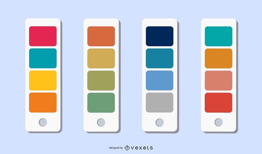 Cromatografía Four Seasons Summer Color Vector Cromatografía Four Seasons Summer Color Vector