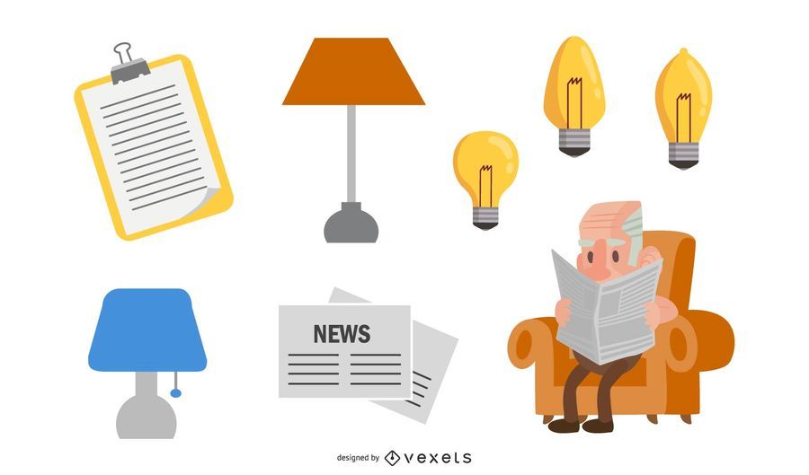 Light Bulb Newspaper Vector Light Bulb Newspaper Vector