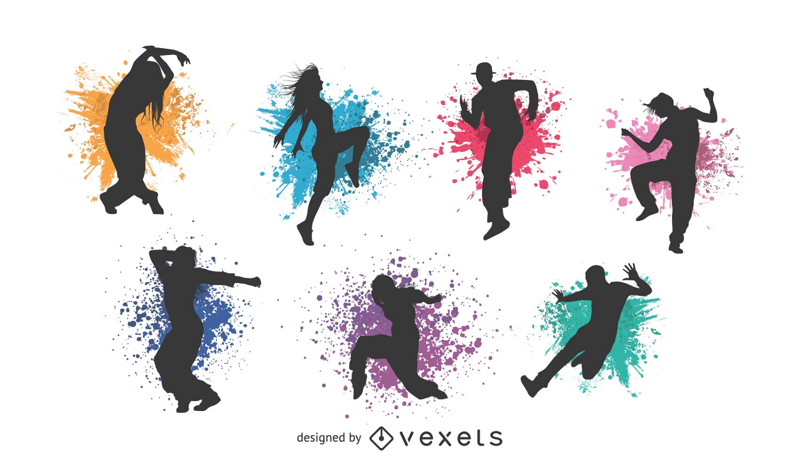 Classical Figures Vector Dance
