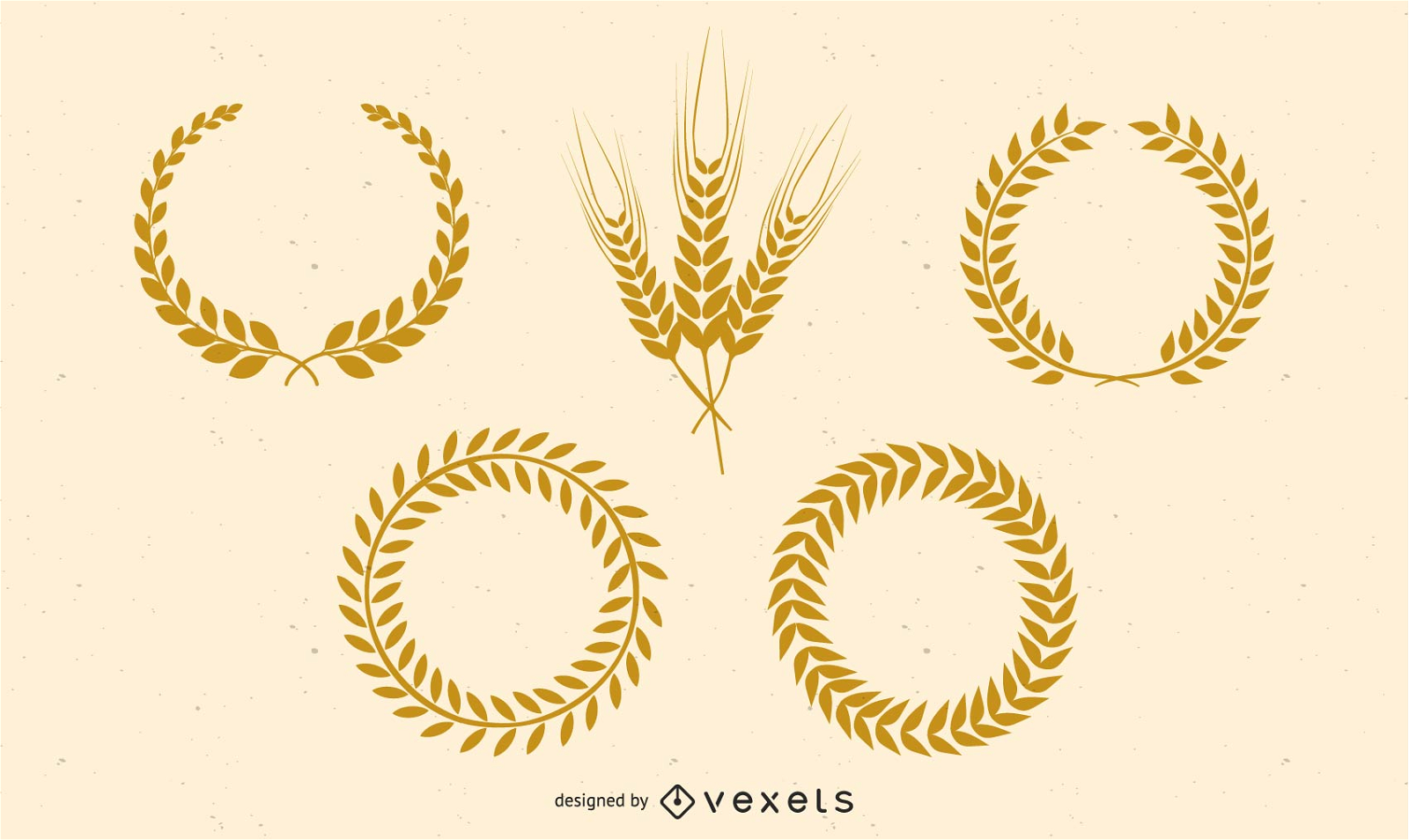 Goldener Weizen-Vektor