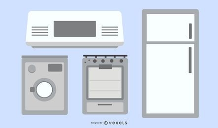 Home Appliances Vector Set