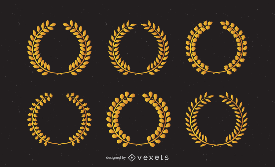 Corona de trigo de oro Vector Clip Wings Corona de trigo de oro Vector Clip Wings