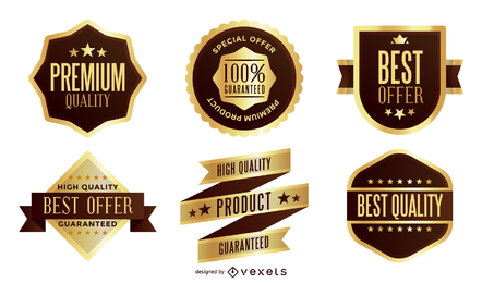 Gold Label Vector Pack Gold Label Vector Pack