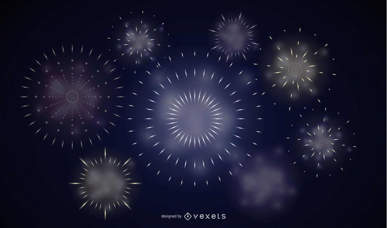 Fireworks background design