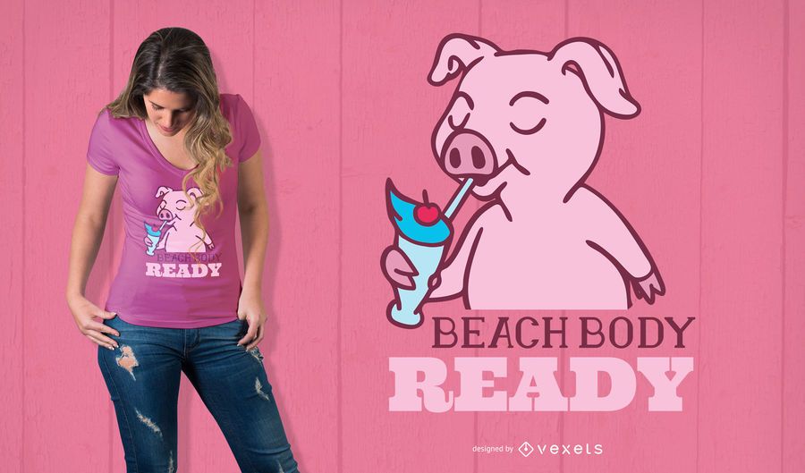 Camiseta de playa con diseño de camiseta. Camiseta de playa con diseño de camiseta.