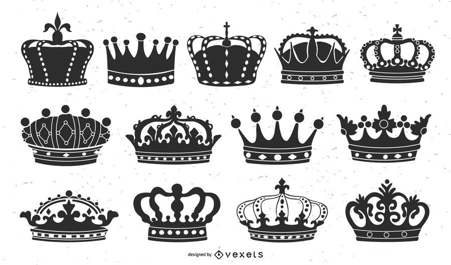 Illustrated crown set Illustrated crown set