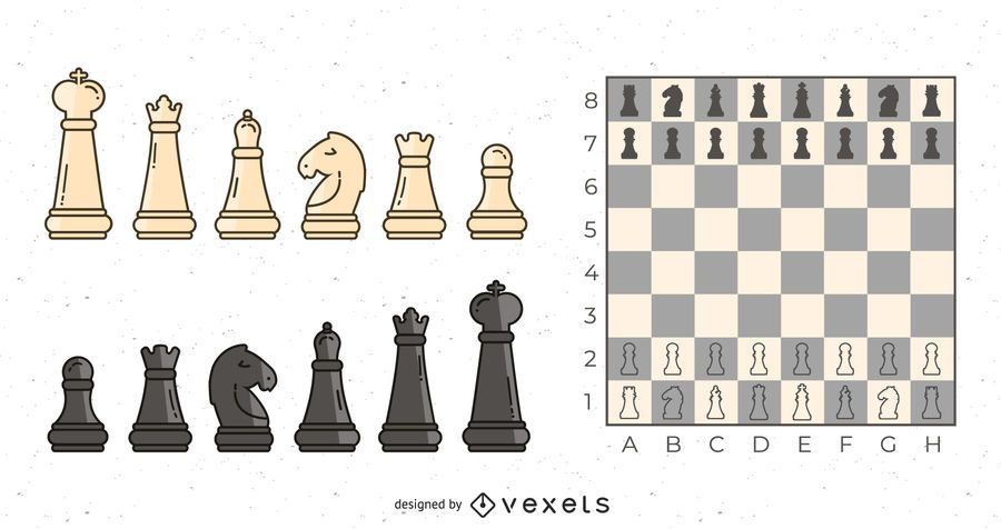 Chess Objects Set Chess Objects Set