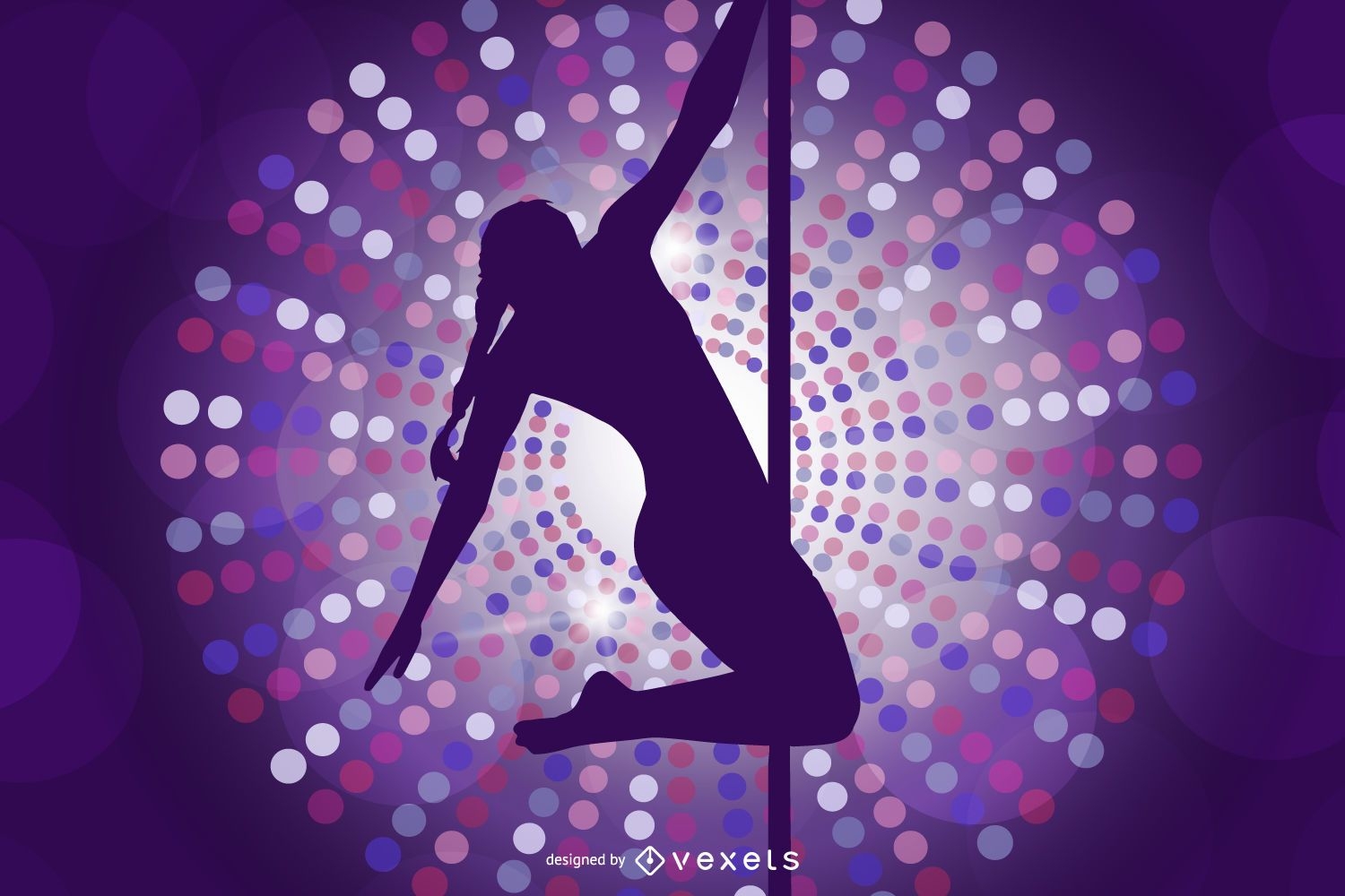Pole Dance Illustration