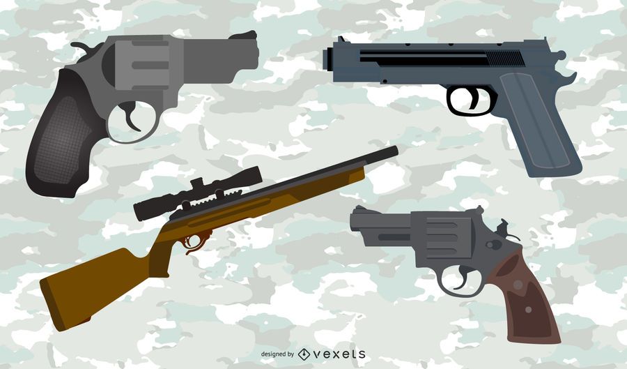 Guns Vector Pack 2 Guns Vector Pack 2