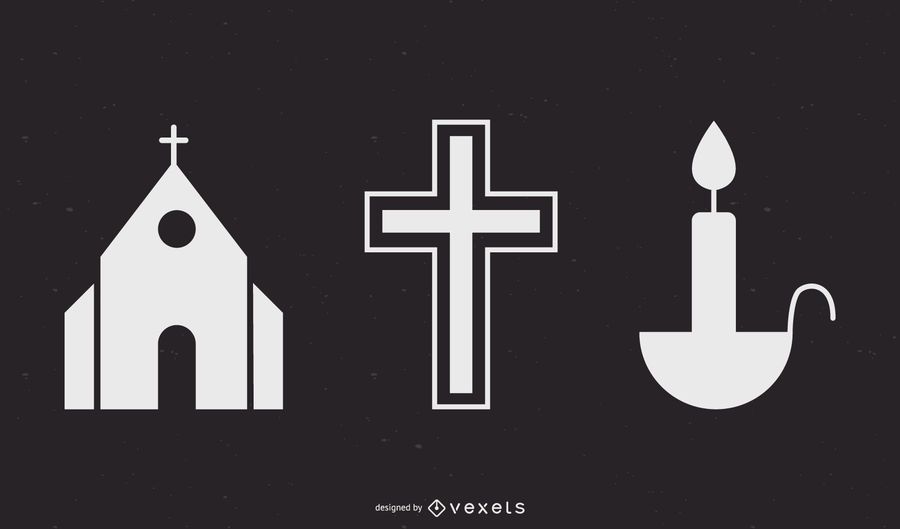 Vector de tema religioso Vector de tema religioso