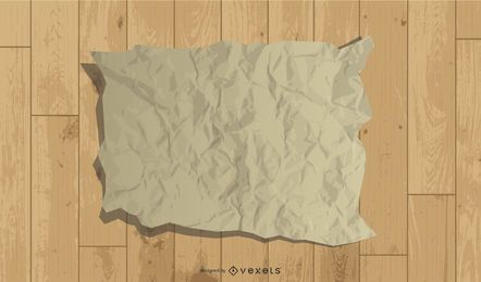 Vector Old Paper And Wood Vector Old Paper And Wood