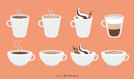 coffee cups and mugs set
