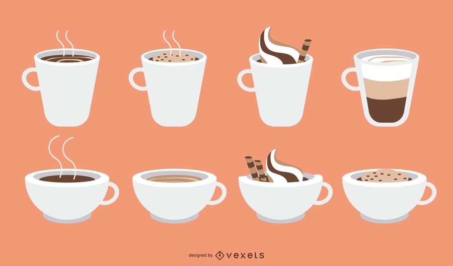 Coffee Cup and Mug Set Coffee Cup and Mug Set