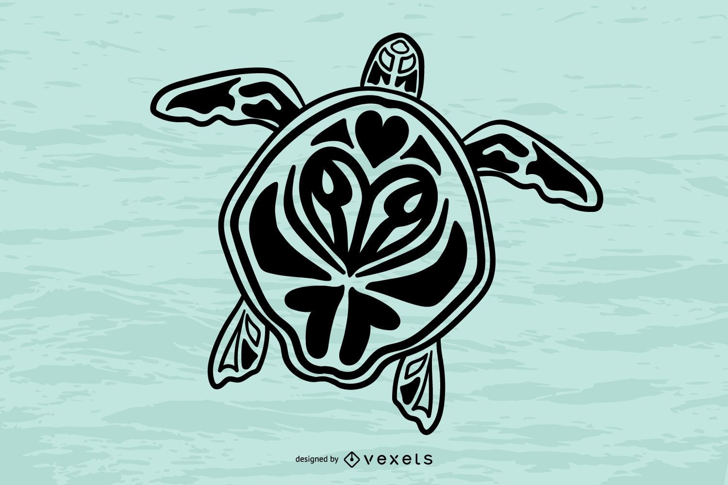 Turtle Totem Vector 1