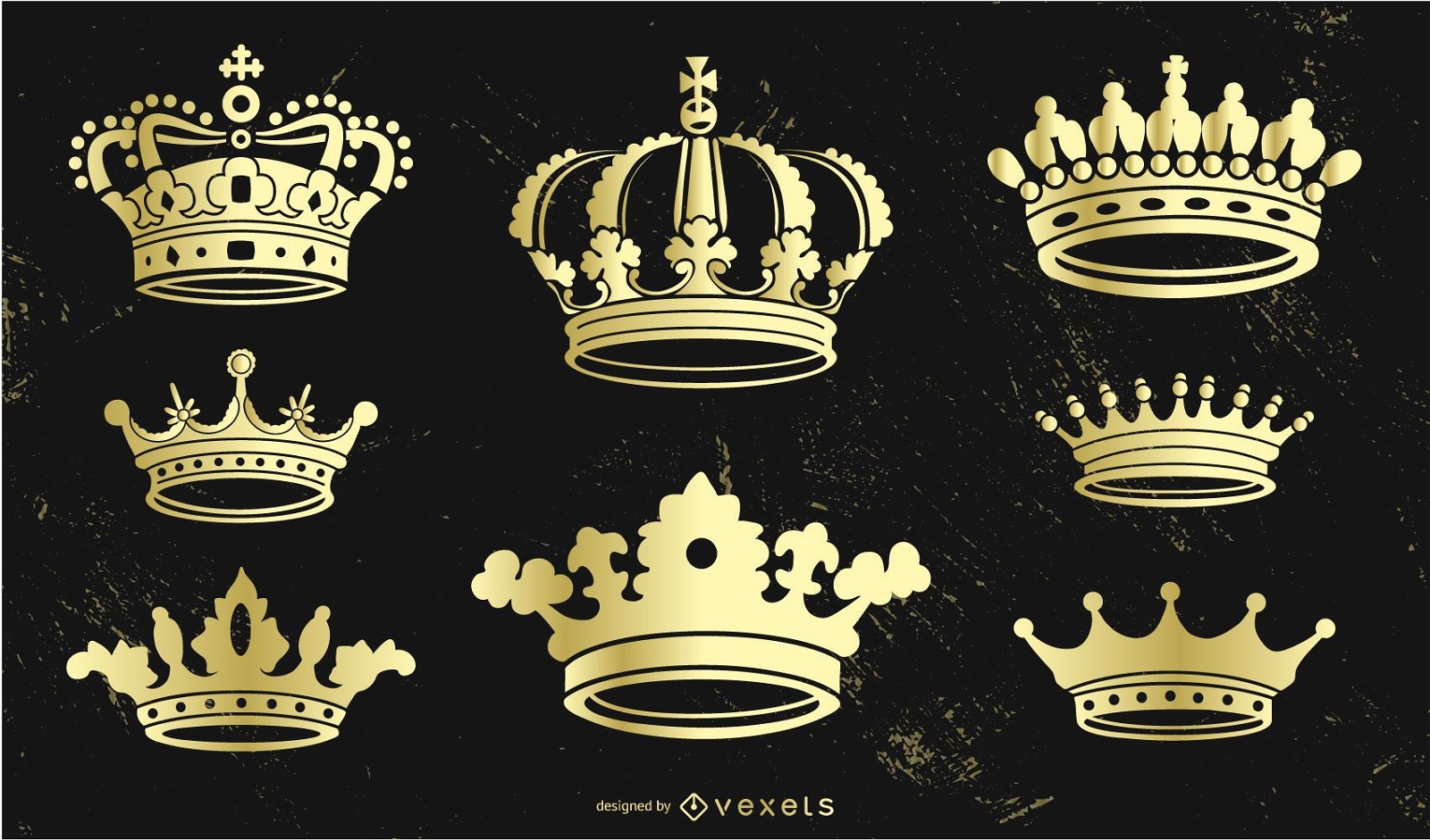crown illustration vector free download