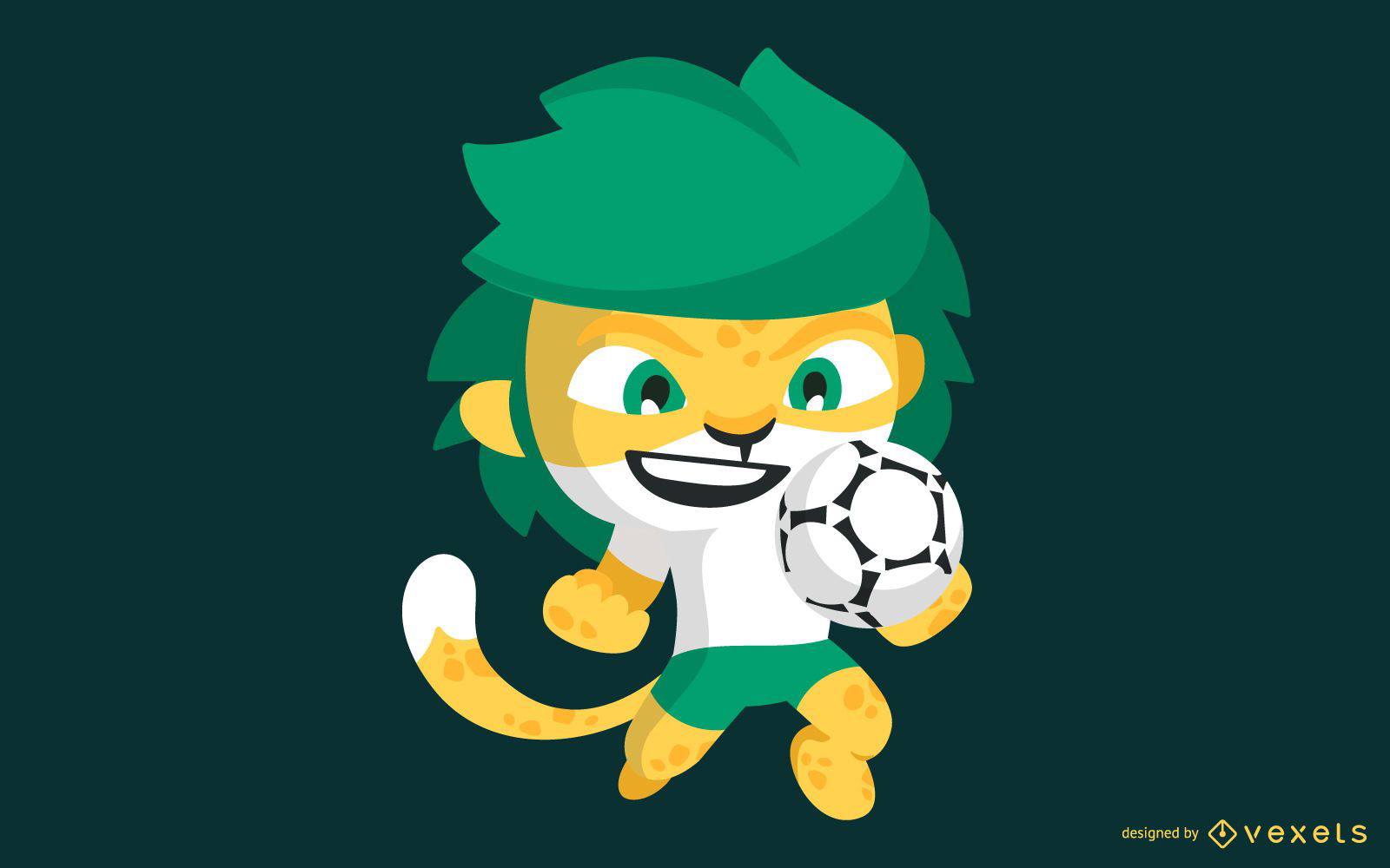 Vector de la mascota de la Copa Mundial de Sudáfrica 2010