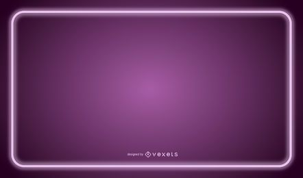 Purple Neon Line Frame 
